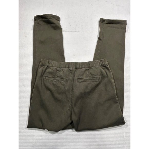 J. Jill Pants Womens Size 6 Olive Green Straight Leg Pockets Slacks - Picture 3 of 7